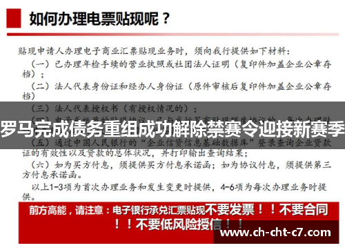 罗马完成债务重组成功解除禁赛令迎接新赛季 罗马完成债务重组成功解除禁赛令迎接新赛季